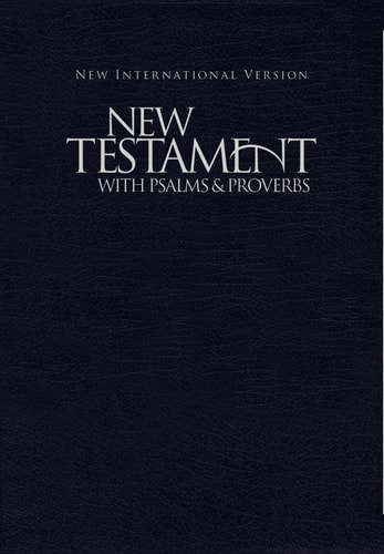 NIV New Testament with Psalms and Proverbs [Pocket Size, Black] — Zondervan