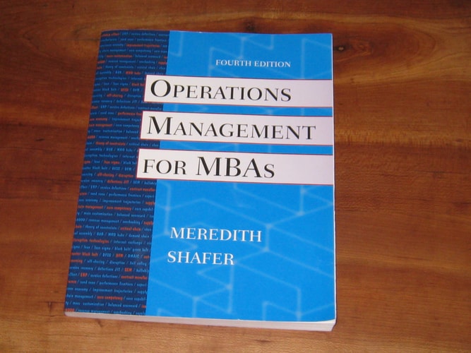 Operations Management for MBAs — Jack R. Meredith