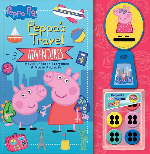 Peppa Pig: Peppa’s Travel Adventures Movie Theater Storybook & Movie Projector — Meredith Rusu