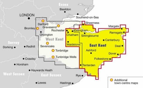 Phillip’s Ordnance Survey Street Atlas East Kent — Octopus Publishing Group