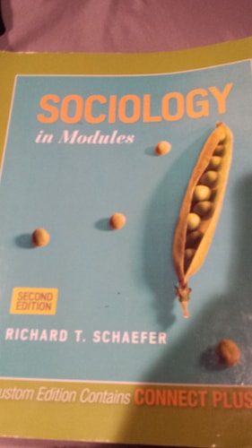 Sociology in Modules (2nd Custom Edition) — Richard T. Schaefer