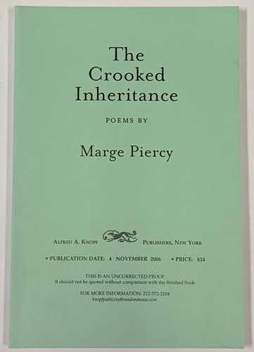 The Crooked Inheritance Poems — Marge Piercy