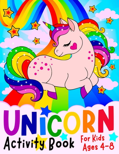 Unicorn Activity Book for Kids ages 4-8 (Silly Bear Coloring Books) — Silly Bear