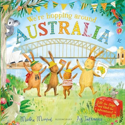 We’re Hopping Around Australia A Lift-The-Flap Adventure — Martha Mumford