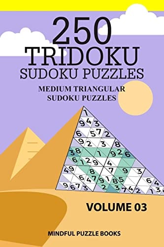 250 Tridoku Sudoku Puzzles Medium Triangular Sudoku Puzzles — Mindful Puzzle Books