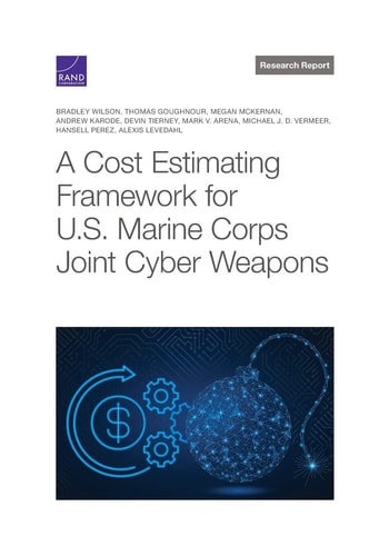 A Cost Estimating Framework for U.S. Marine Corps Joint Cyber Weapons — Bradley Wilson