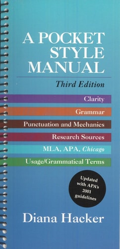 A Pocket Style Manual — Diana Hacker