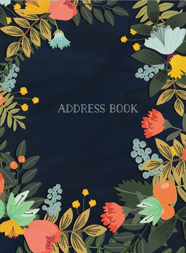 Address Book – Modern Floral Small — Mia Charro