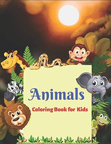 Animals Coloring Book for Kids Awesome Animals Coloring Books For Kids Gift — Nice Press