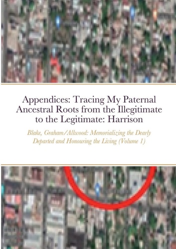 Appendices Tracing My Paternal Ancestral Roots from the Illegitimate to the Legitimate: Blake, Graham, Allwood, & Harrison (Volume 1): Memorializing the Dearly Departed and Honouring the Living — Indiana Robinson