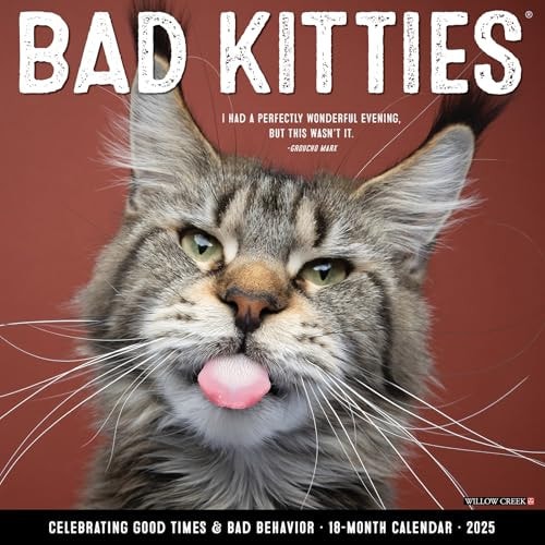 Bad Kitties 2026 12 X 12 Wall Calendar — Willow Creek Press