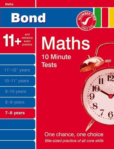 Bond 10 Minute Tests Maths 7-8 Years — Sarah Lindsay