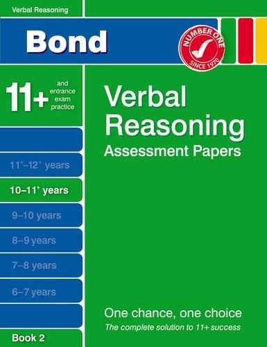 Bond Verbal Reasoning Assessment Papers 10-11+ Years Book 2 — Jane Bayliss