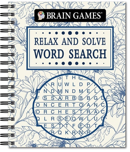 Brain Games – Relax and Solve: Word Search (Toile) — Publications International Ltd