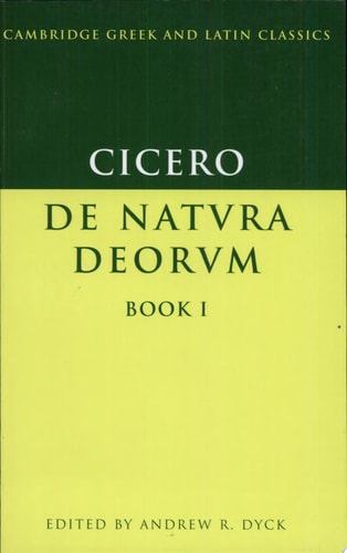 Cicero: De Natura Deorum Book I — Marcus Tullius Cicero
