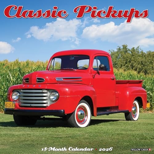 Classic Pickups 2026 12 X 12 Wall Calendar — Willow Creek Press