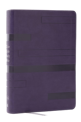 Color Code Study Bible, Revealing God’s Truth Color by Color (NKJV, Purple, Red Letter, Thumb Indexed) — Thomas Nelson
