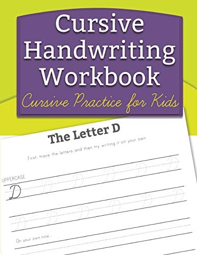 Cursive Handwriting Workbook Cursive Practice for Kids — Handwriting Workbooks for Kids