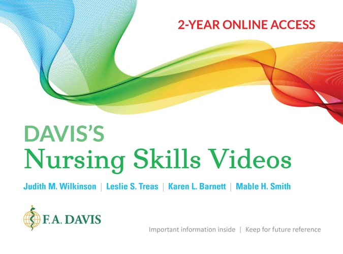 Davis’s Nursing Skills Videos 24-Month Access — F a Davis