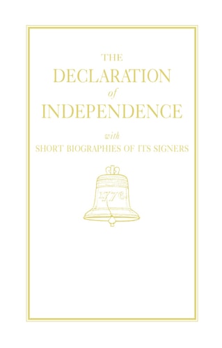 Declaration of Independence — Thomas Jefferson