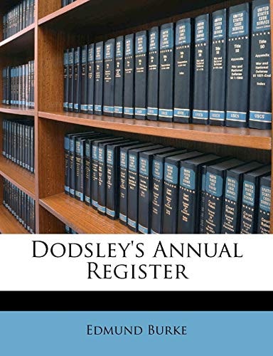 Dodsley’s Annual Register — Edmund Burke
