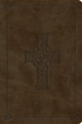 ESV Compact Outreach Bible, Premium Edition (TruTone, Olive, Celtic Cross Design) — Crossway Bibles