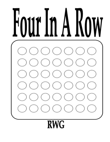 Four In A Row 50 Pages 8.5″ X 11″ — Rwg