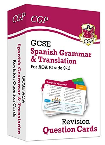 GCSE AQA Spanish: Grammar & Translation Revision Question Cards (For Exams in 2025) — Cgp Books