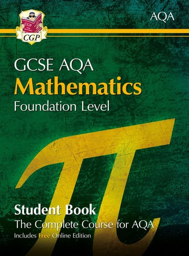 GCSE Maths AQA Student Book – Foundation (with Online Edition) — Cgp Books