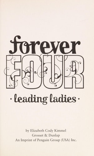Leading Ladies #2 — Elizabeth Cody Kimmel