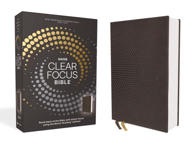 NASB, Clear Focus Bible, Leathersoft, Brown Read More of the Bible with Better Focus — Zondervan