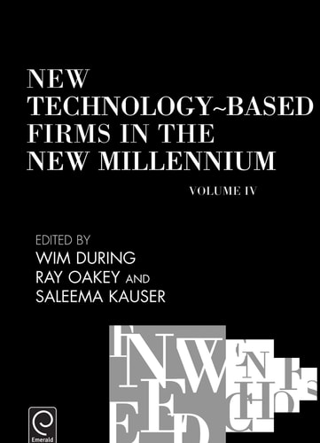 New Technology-Based Firms in the New Millennium — Ray Oakey