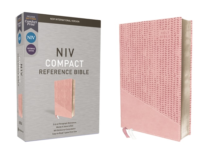 NIV Reference Bible Compact Red Letter Edition [Pink] — Zondervan