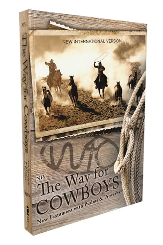 NIV, the Way for Cowboys New Testament with Psalms and Proverbs, Pocket-Sized, Paperback, Comfort Print — Zondervan