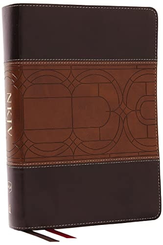 NKJV Study Bible, Leathersoft, Brown, Full-Color, Thumb Indexed, Comfort Print The Complete Resource for Studying God’s Word — Thomas Nelson