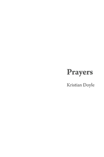 Prayers — Kristian Doyle