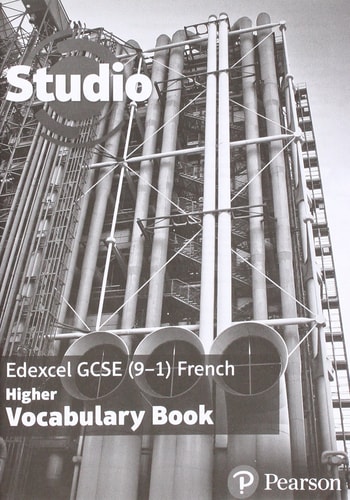 Studio Edexcel GCSE French Higher Vocab Book (pack of 8) (Studio Edexcel GCSE French)