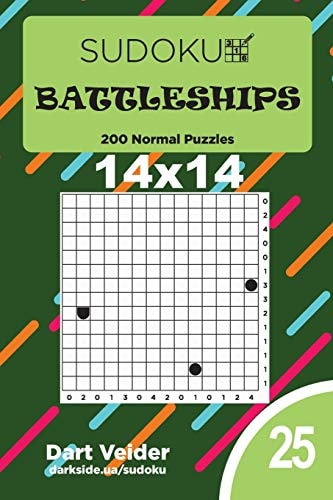 Sudoku Battleships – 200 Normal Puzzles 14×14 (Volume 25) — Dart Veider