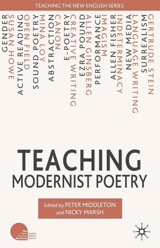 Teaching Modernist Poetry — N. Marsh