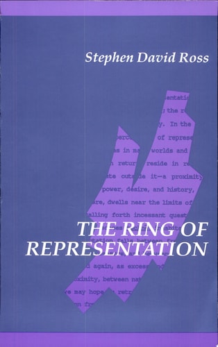 The Ring of Representation — Stephen David Ross