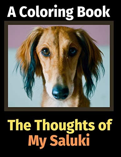 The Thoughts of My Saluki A Coloring Book — Brightview Activity Books