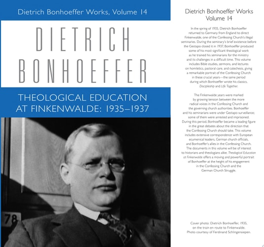 Theological Education at Finkenwalde 1935-1937 — Dietrich Bonhoeffer