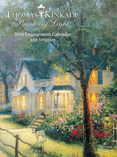 Thomas Kinkade Painter of Light with Scripture 2020 Engagement Calendar — Thomas Kinkade