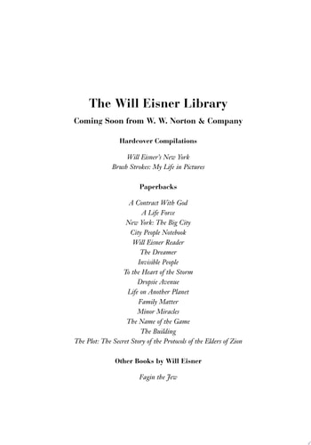 A Contract with God — Will Eisner