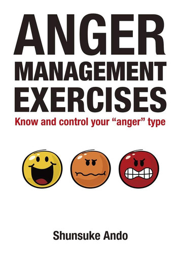 Anger Management Exercises Know and Control Your Anger Type — Shunsuke Ando