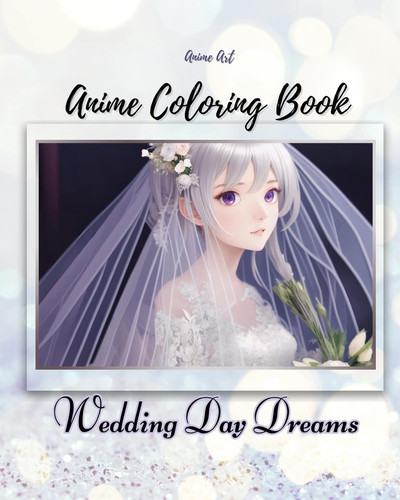 Anime Art Wedding Day Dreams Anime Coloring Book 40 High-quality Attractive Designs – Cute Couples on Their Wedding Day – For Teen and Young Adult Anime Lovers — Miss Claire Reads