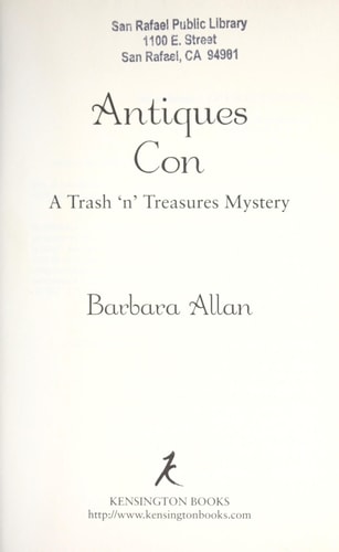 Antiques Con — Barbara Allan