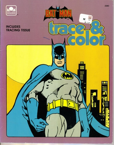 Bat Man Trace & Color — Golden Books
