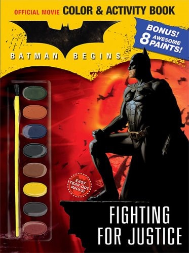 Batman Begins Color and Activity Book with Paints Fighting for Justice — Meredith Books