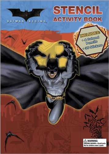 Batman Begins, Stencil Activity Book — Meredith Books